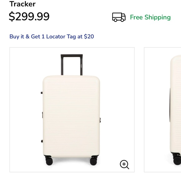 Gently used Bentley off white suitcase - Picture 1 of 9